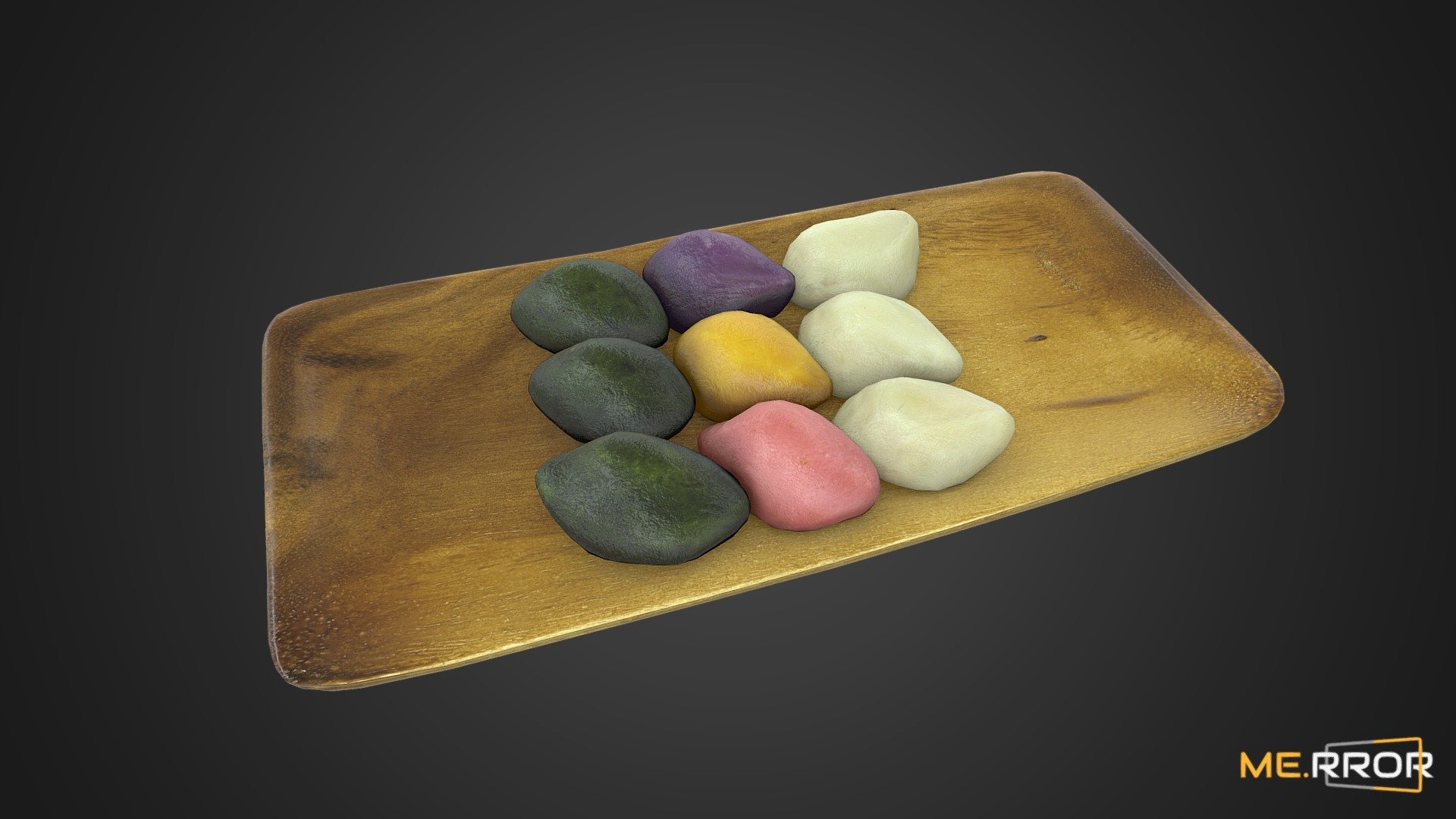 [Game-Ready] Korean Rice Cake Songpyeon 3 3d model