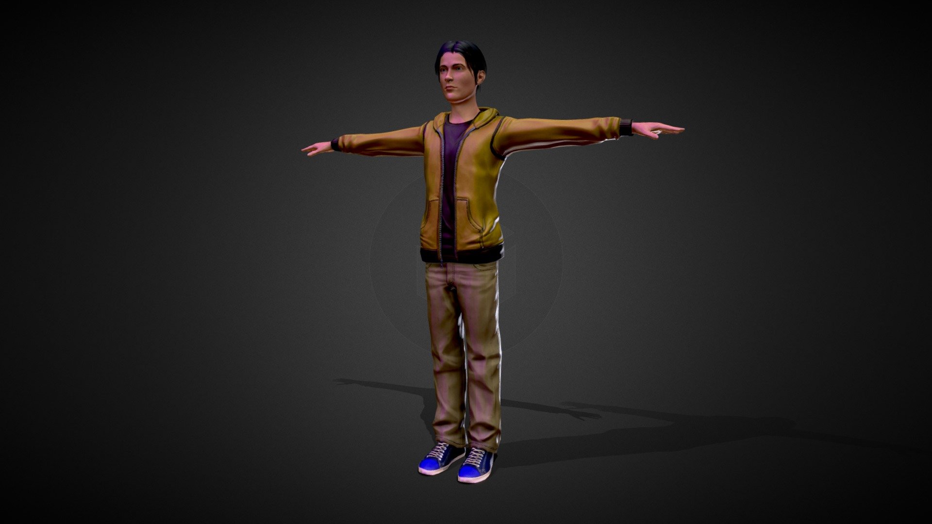 young character 3d model