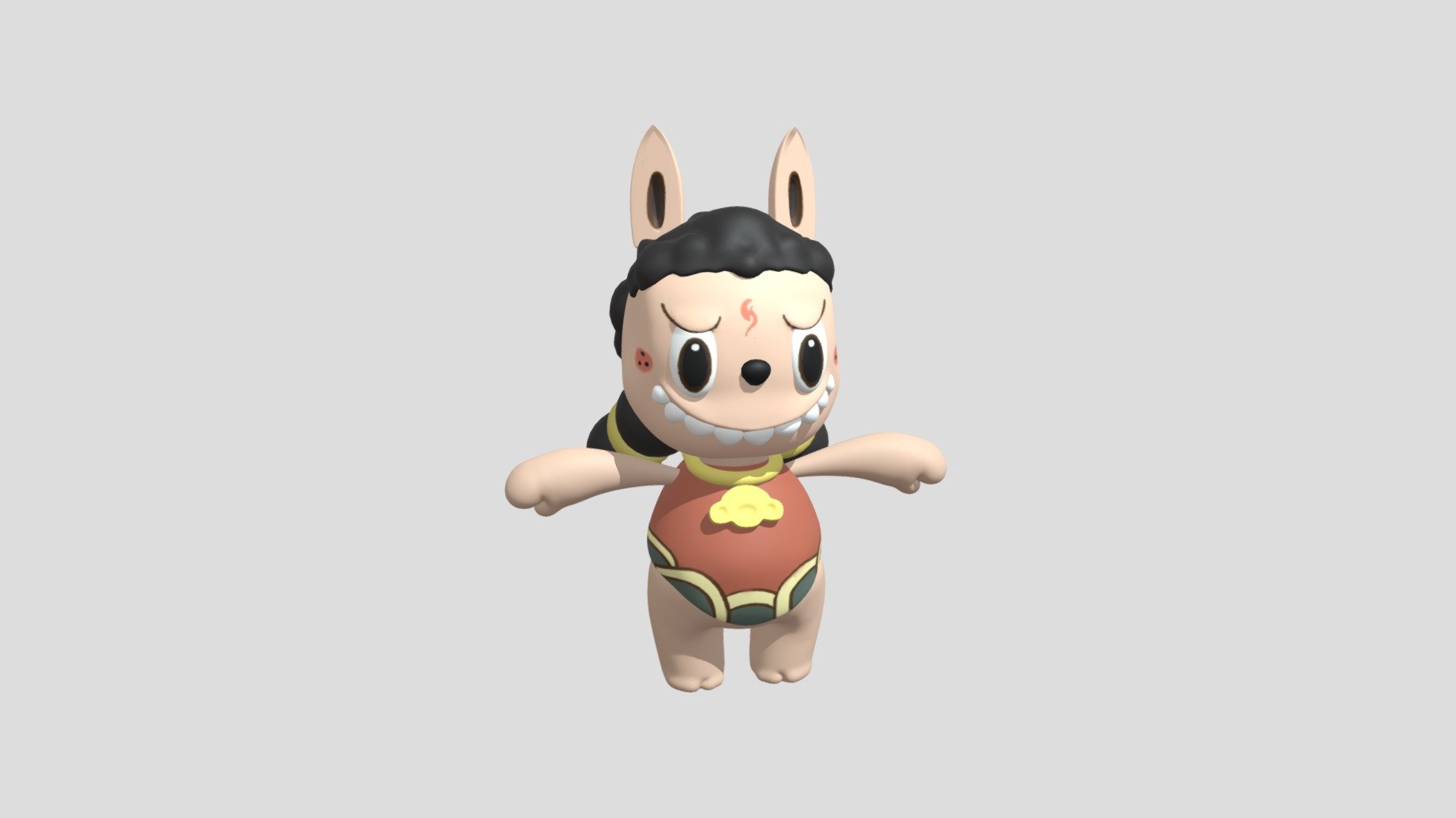 labubu 3d model