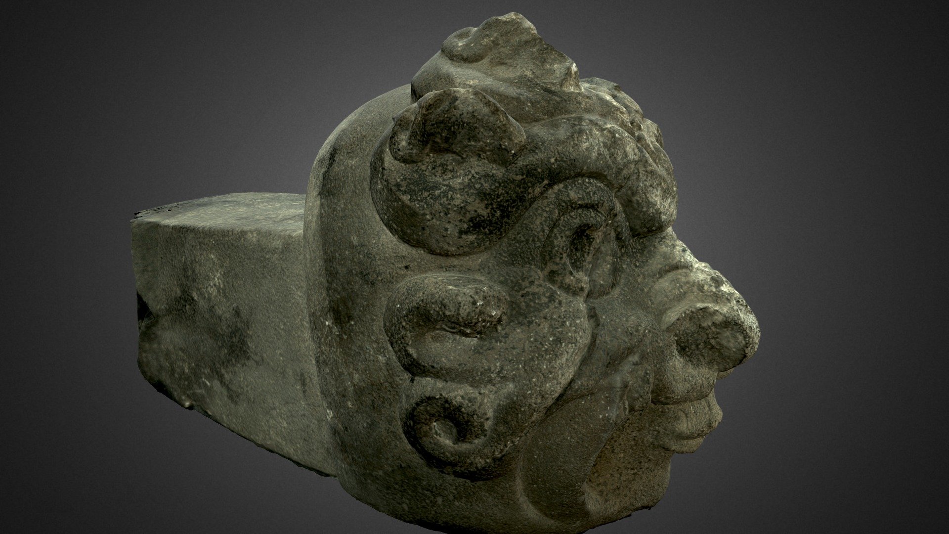 Cabesa Clava -Chavin Archaeological Museum, Peru 3d model