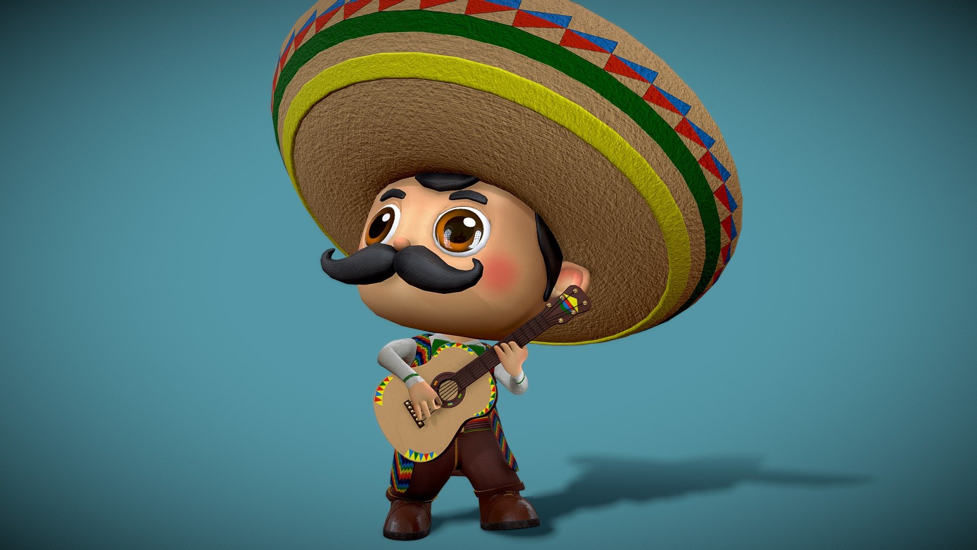 Cinco de Mayo 3d model