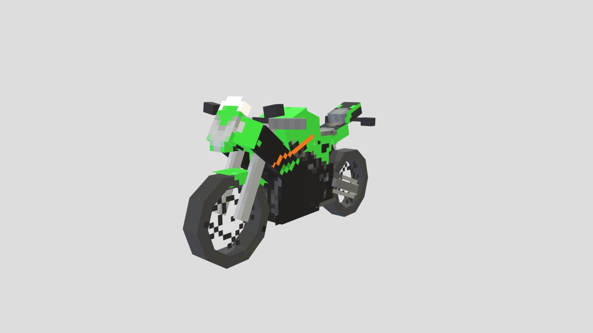 Kawasaki Ninja 125 3d model