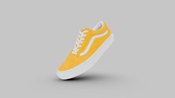 VANS Old Skool Golden Yellow 3D | MetaWorks