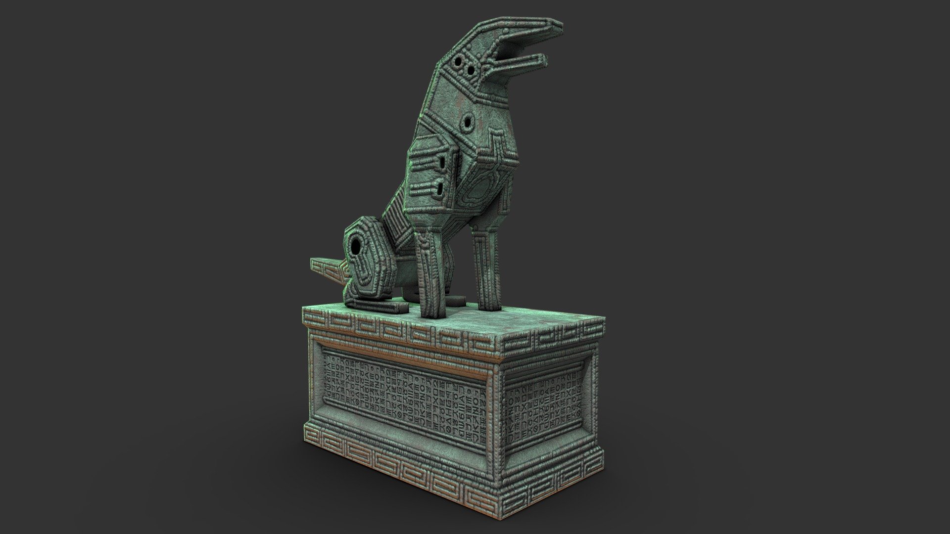 Eldritch Statue 3d model