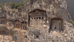 Lycian cliff tombs, Dalyan