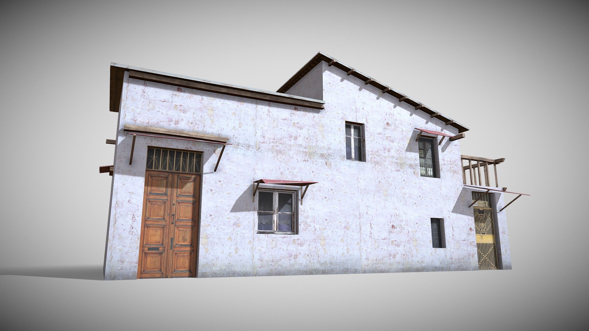 Slum X7 3d model