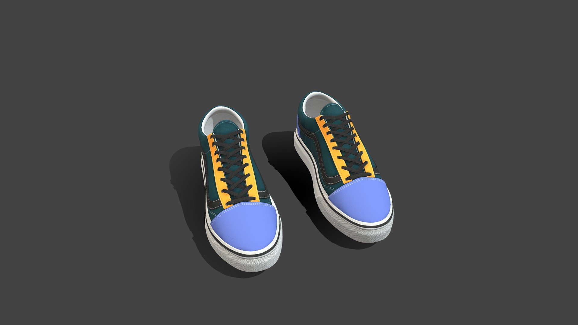 Vans OldSkool Mix Match Model 3d model