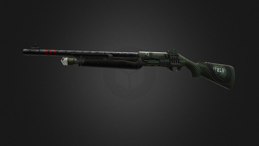 Nova Juggernaut Green 3d model