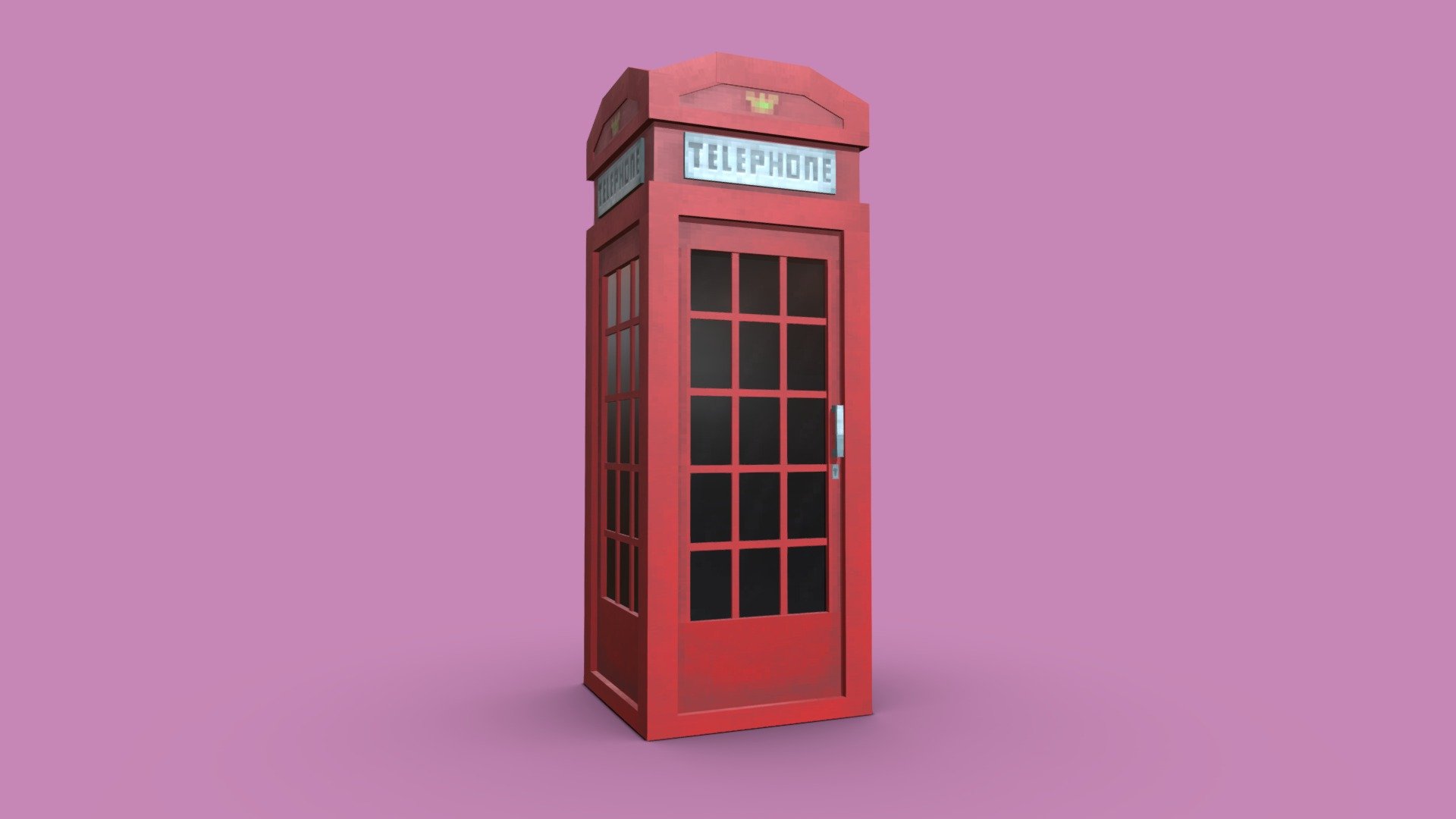 London Phonebooth 3d model