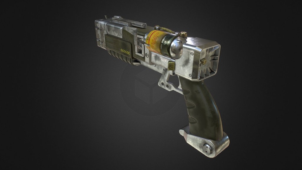 Laser Pistol 3d model