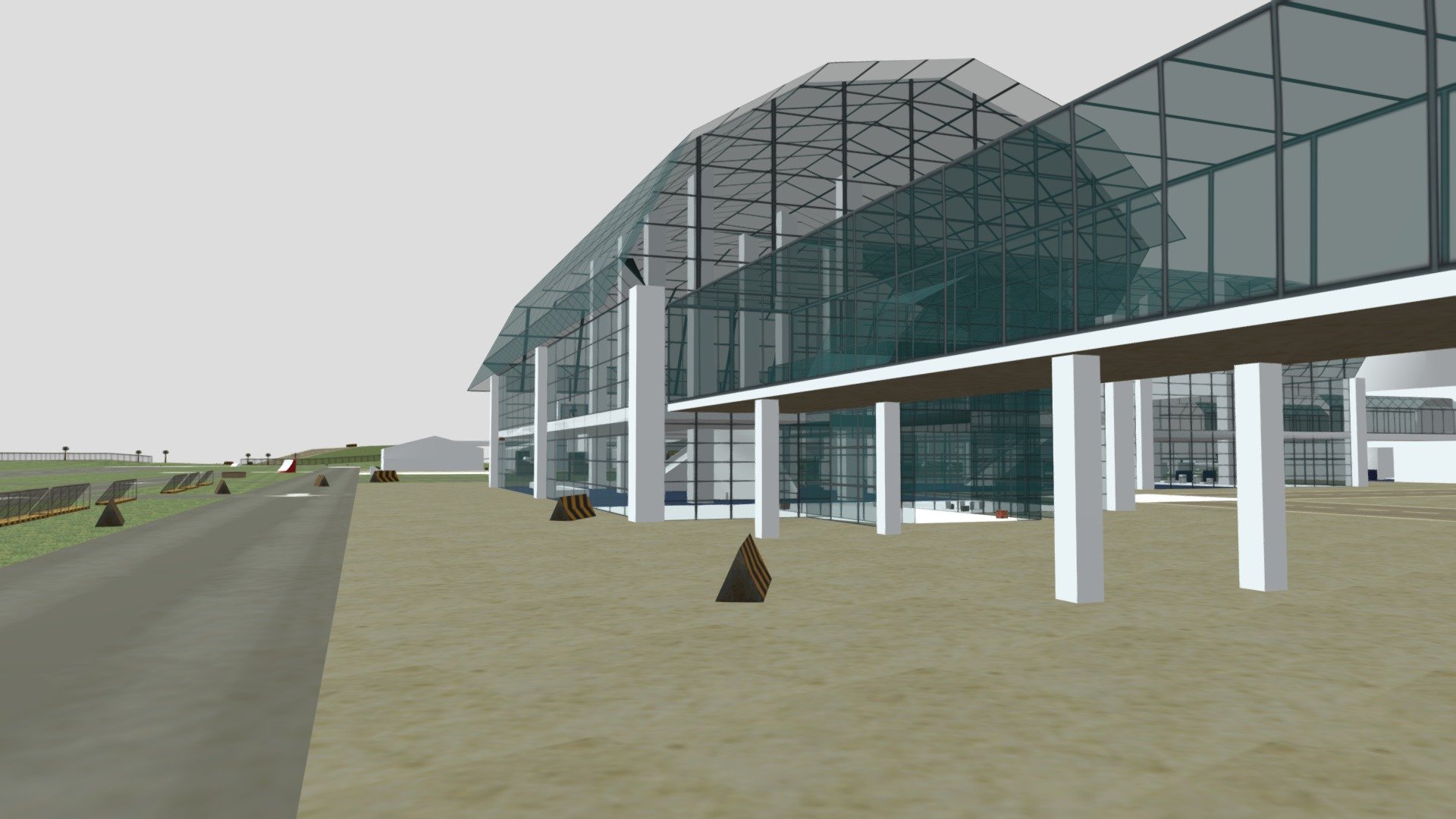 Beaver County Airport 3d model