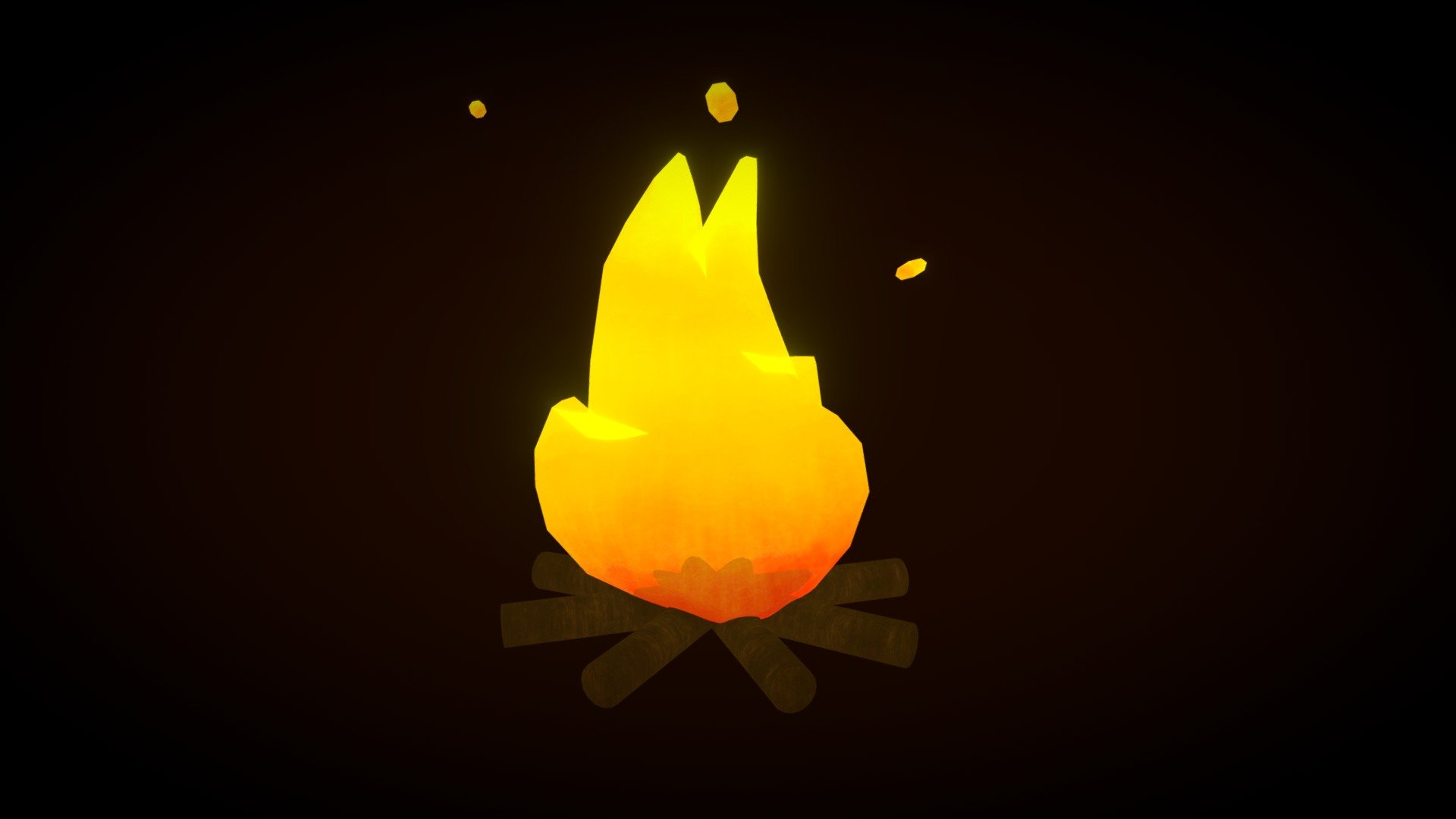 Campfire 3d model