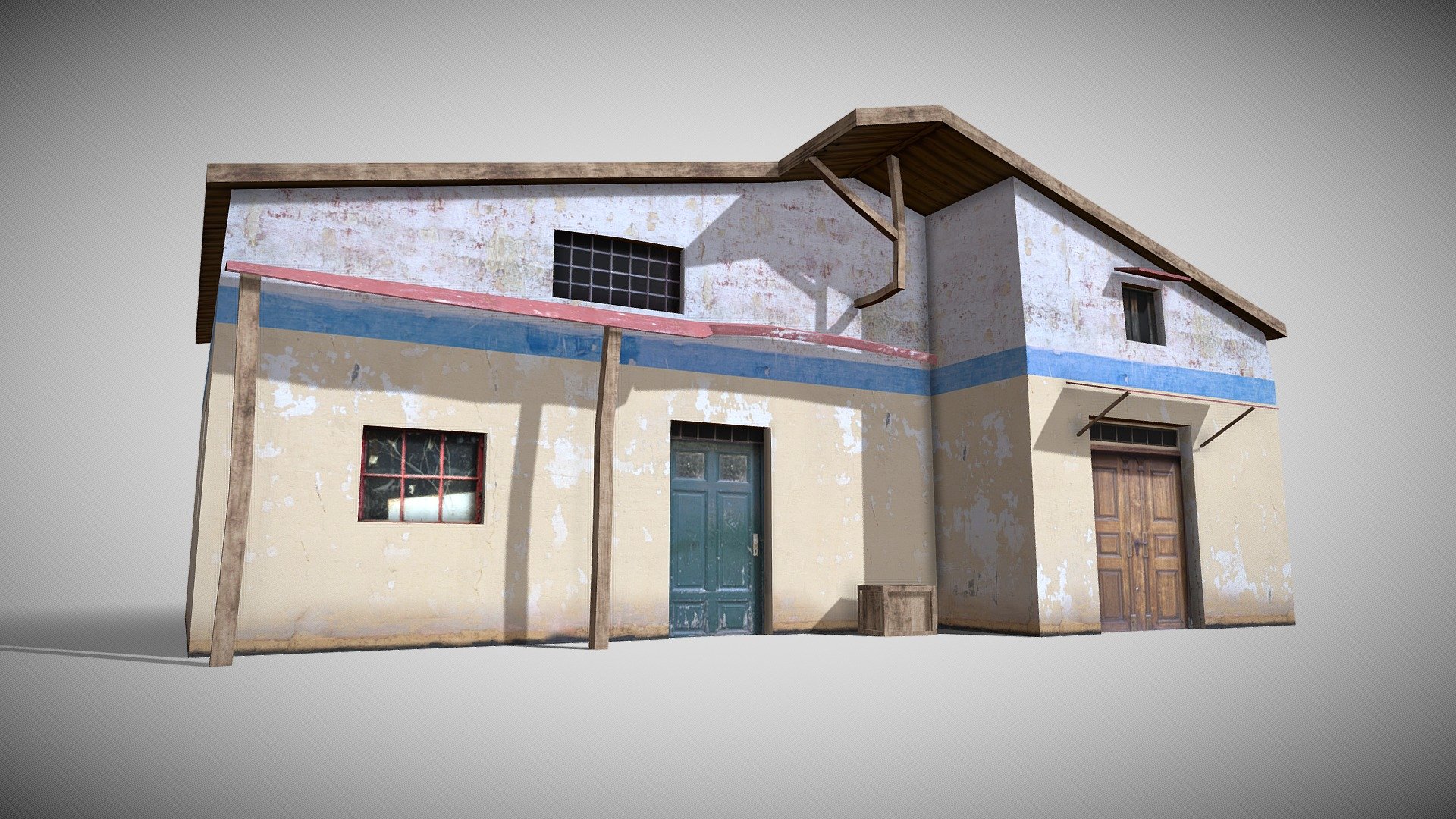 Slum X17 3d model