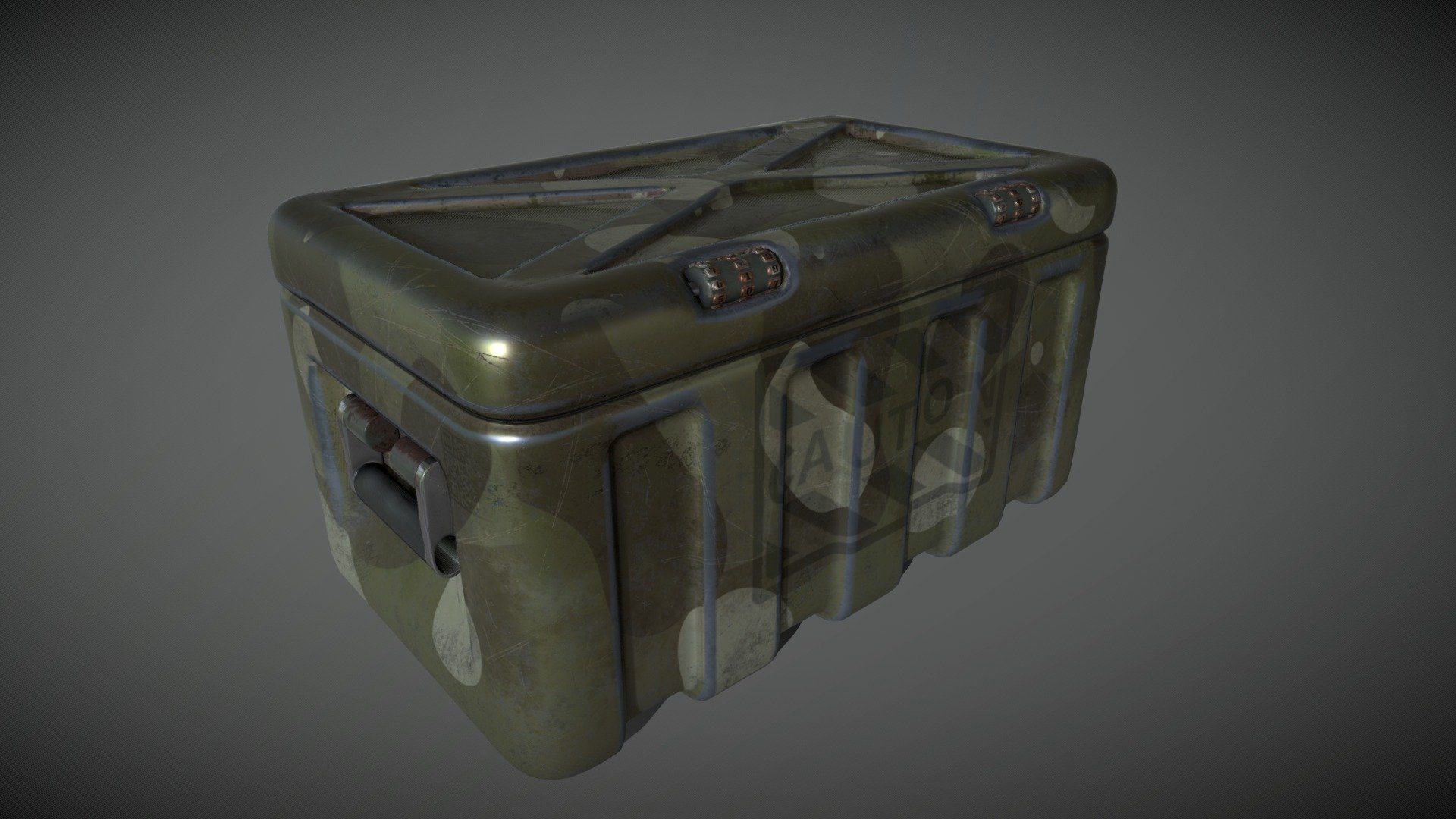 Weapon box 3d model