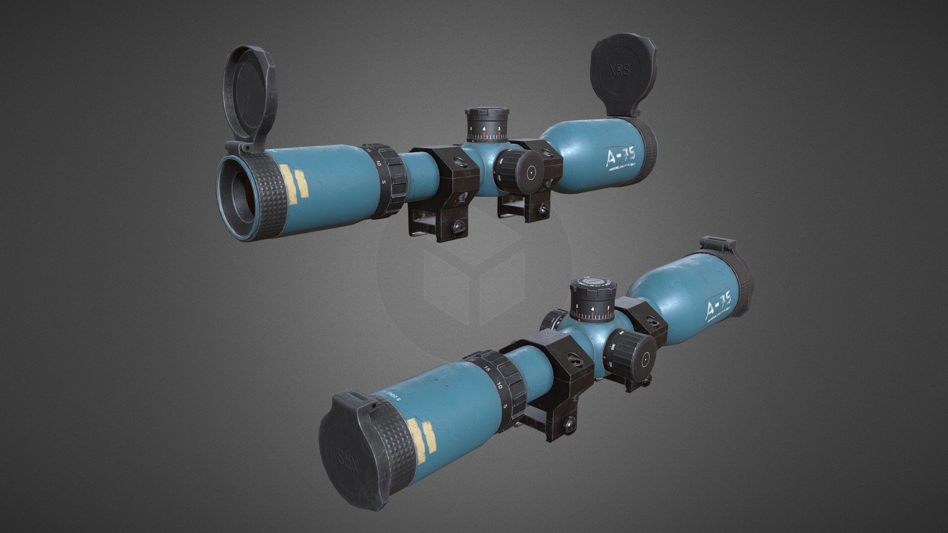 Rifle Scope 3d model