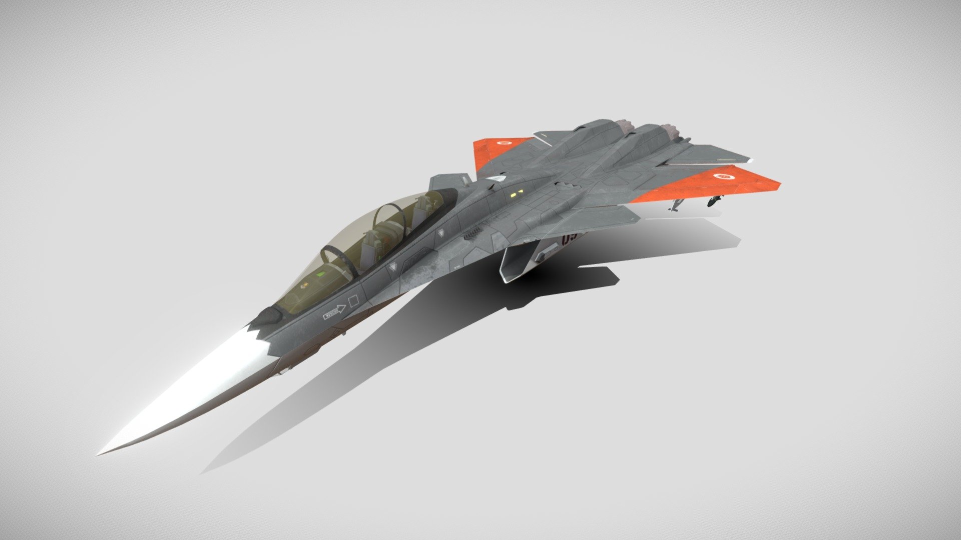 X-02S Strike Wyvern 3d model