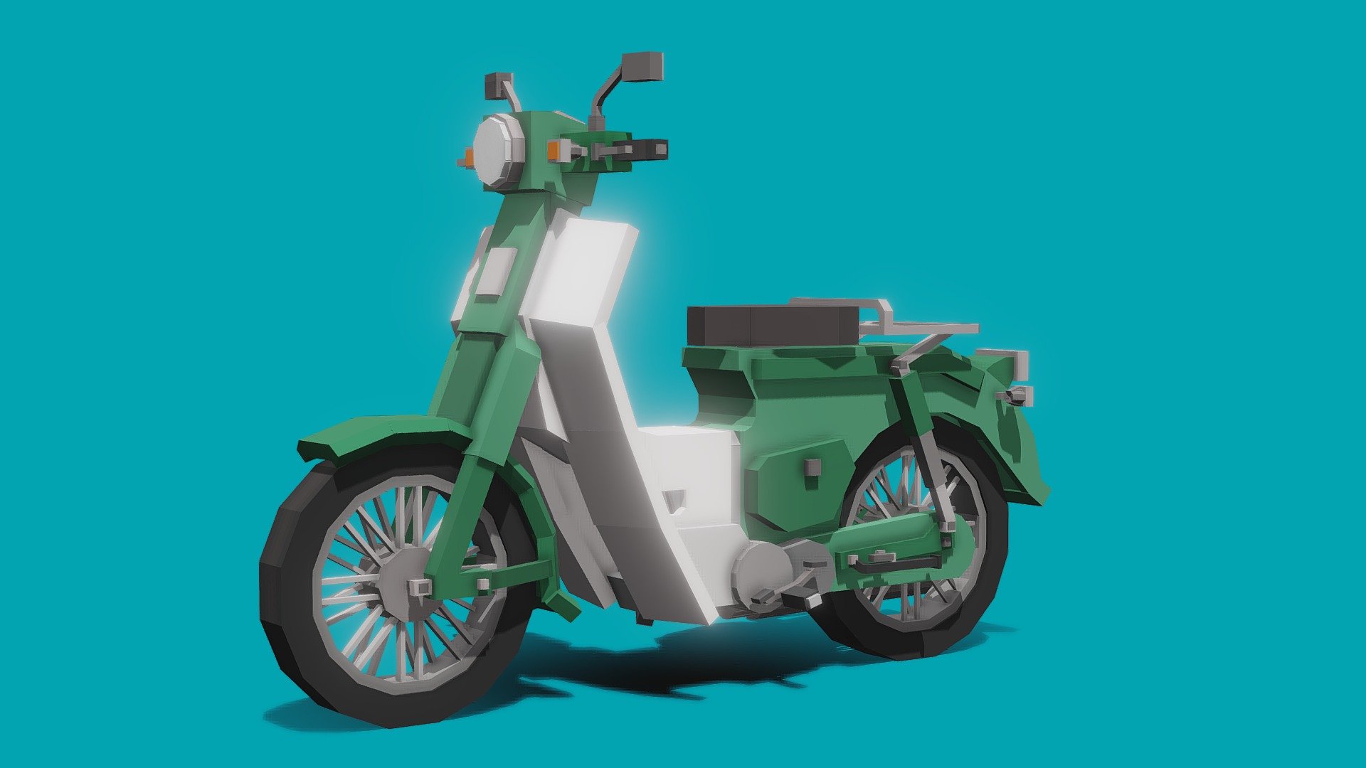 Honda C70 Cub 3d model