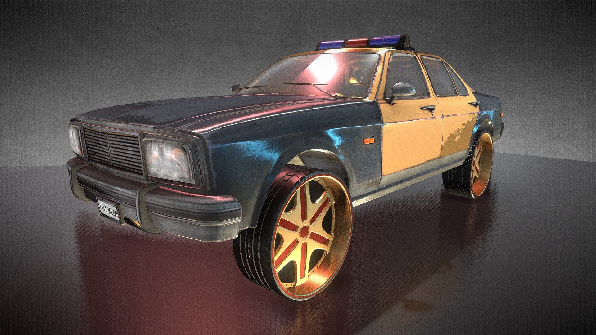 The Police Donk 3d model