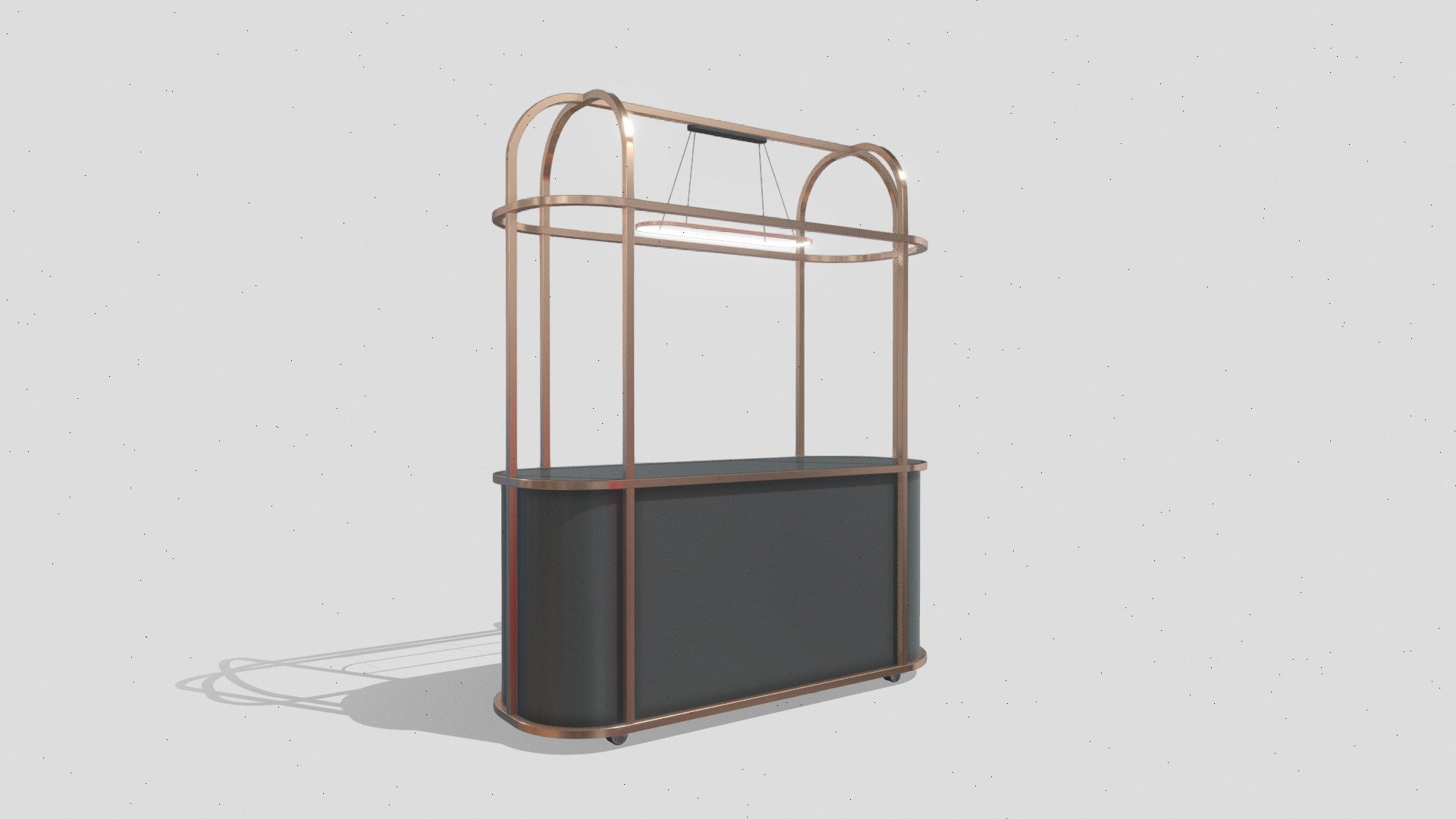 Food Display Stand 3d model