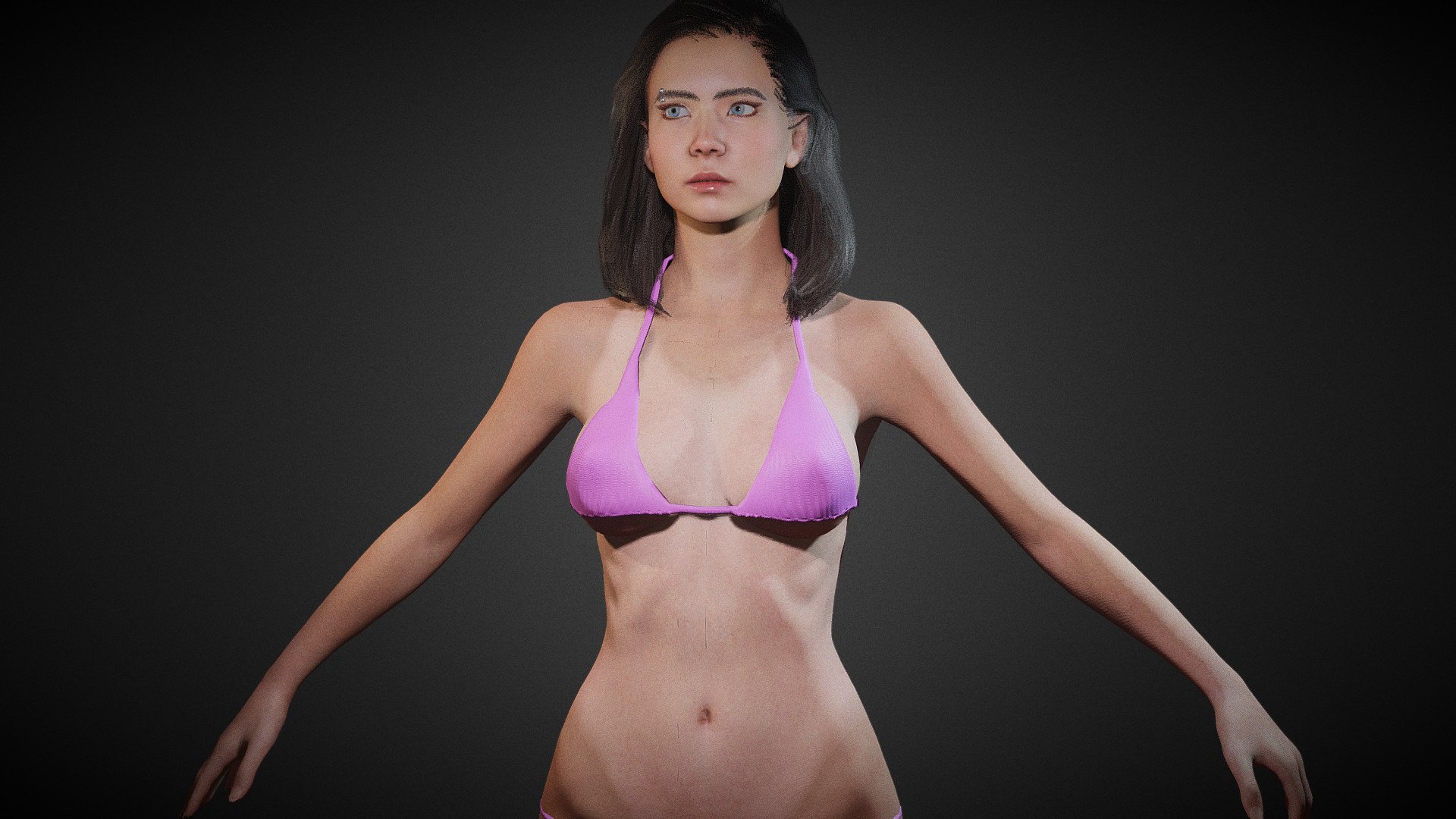 Bikini Girl 31 3d model