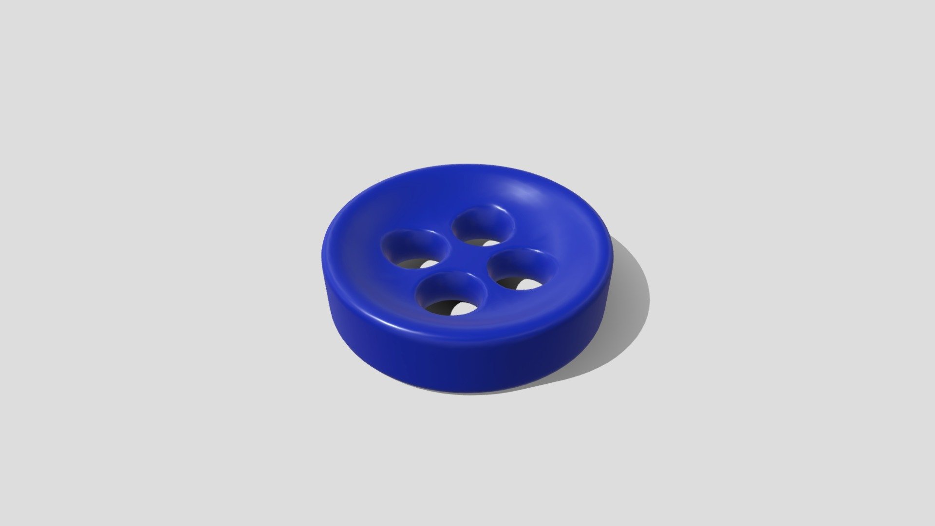 Printable Cloth Button 001 3d model