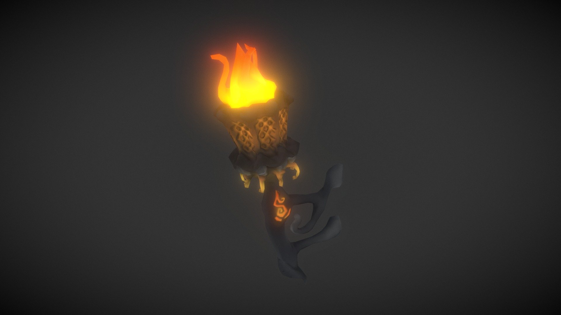 Torch 3d model