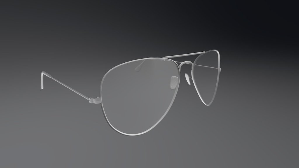 Rayban sunglass 3d model