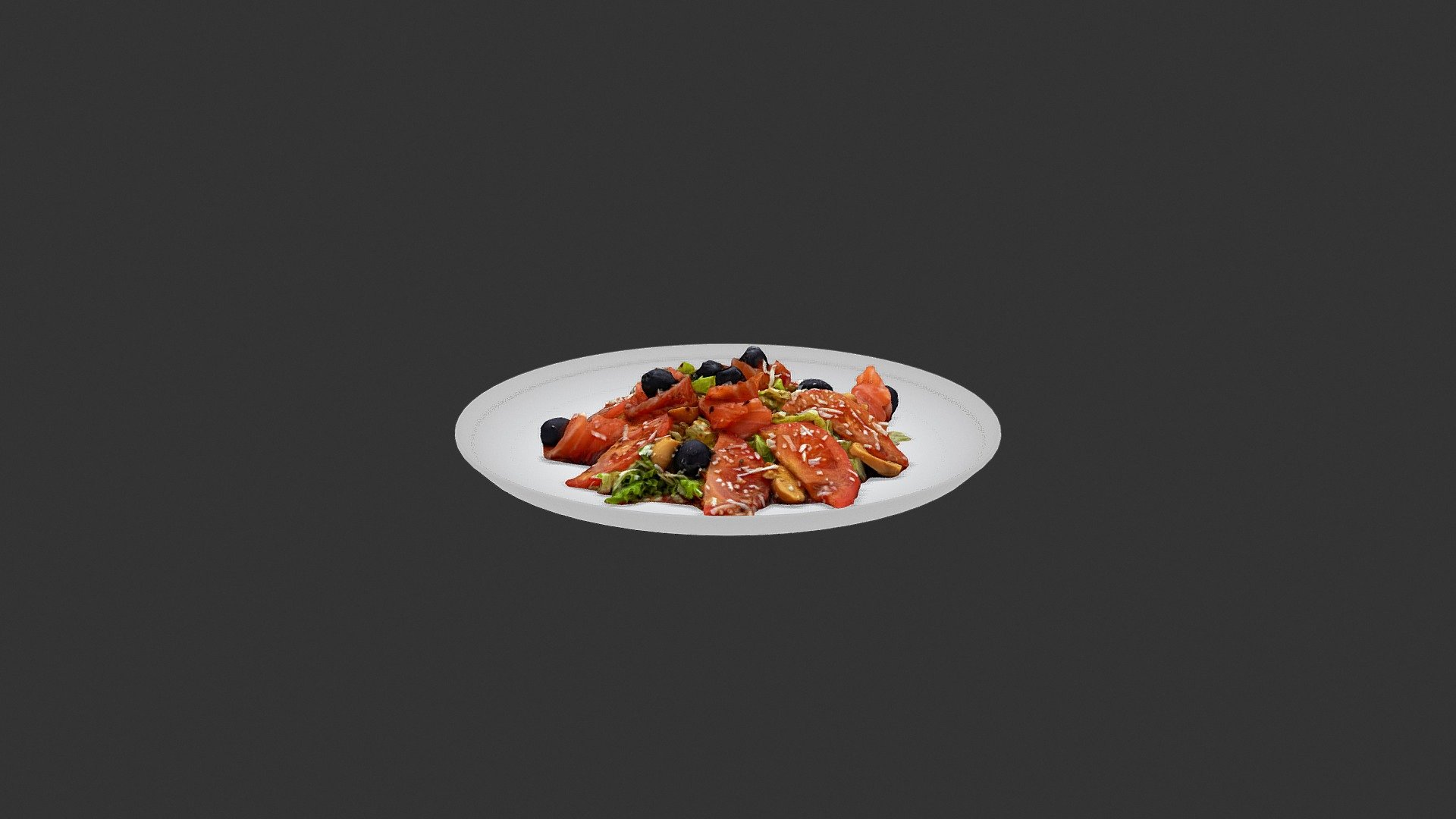 Mix Salmon With Salmon 3d model