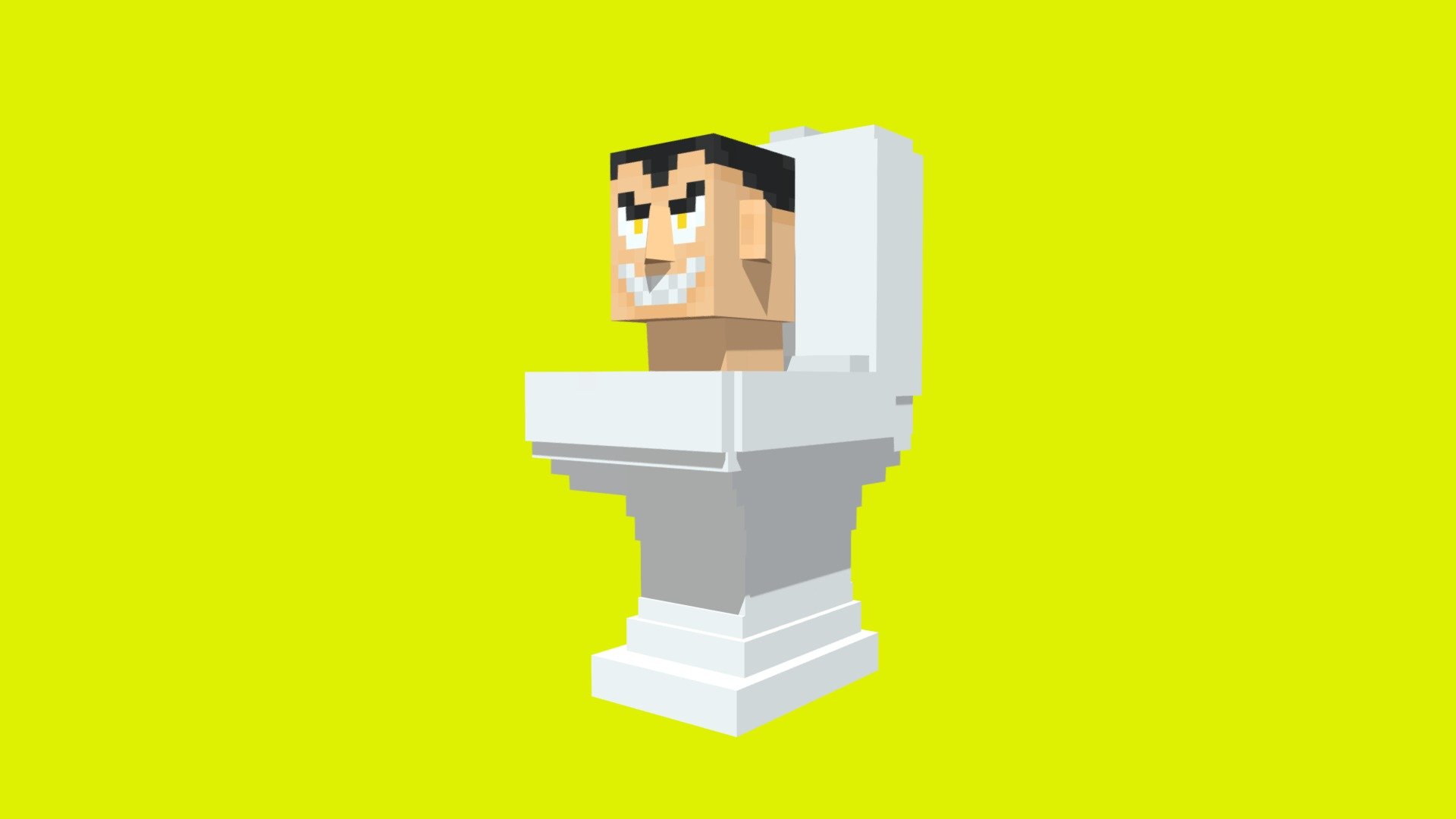 Gman Toilet 3d model