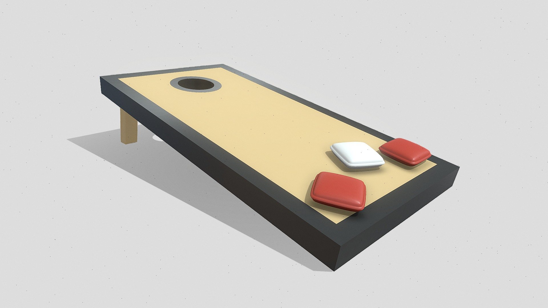 Cornhole Game 3d model