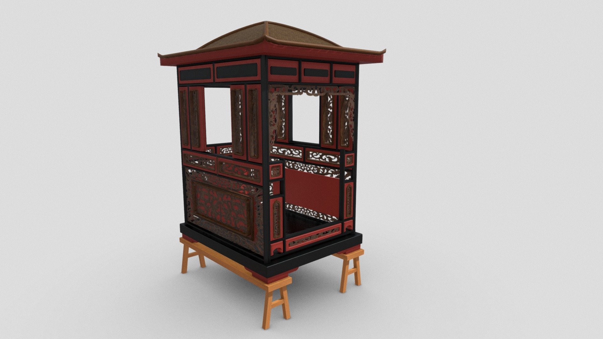 Taiwan God’s Palanquin(神轎) 3d model