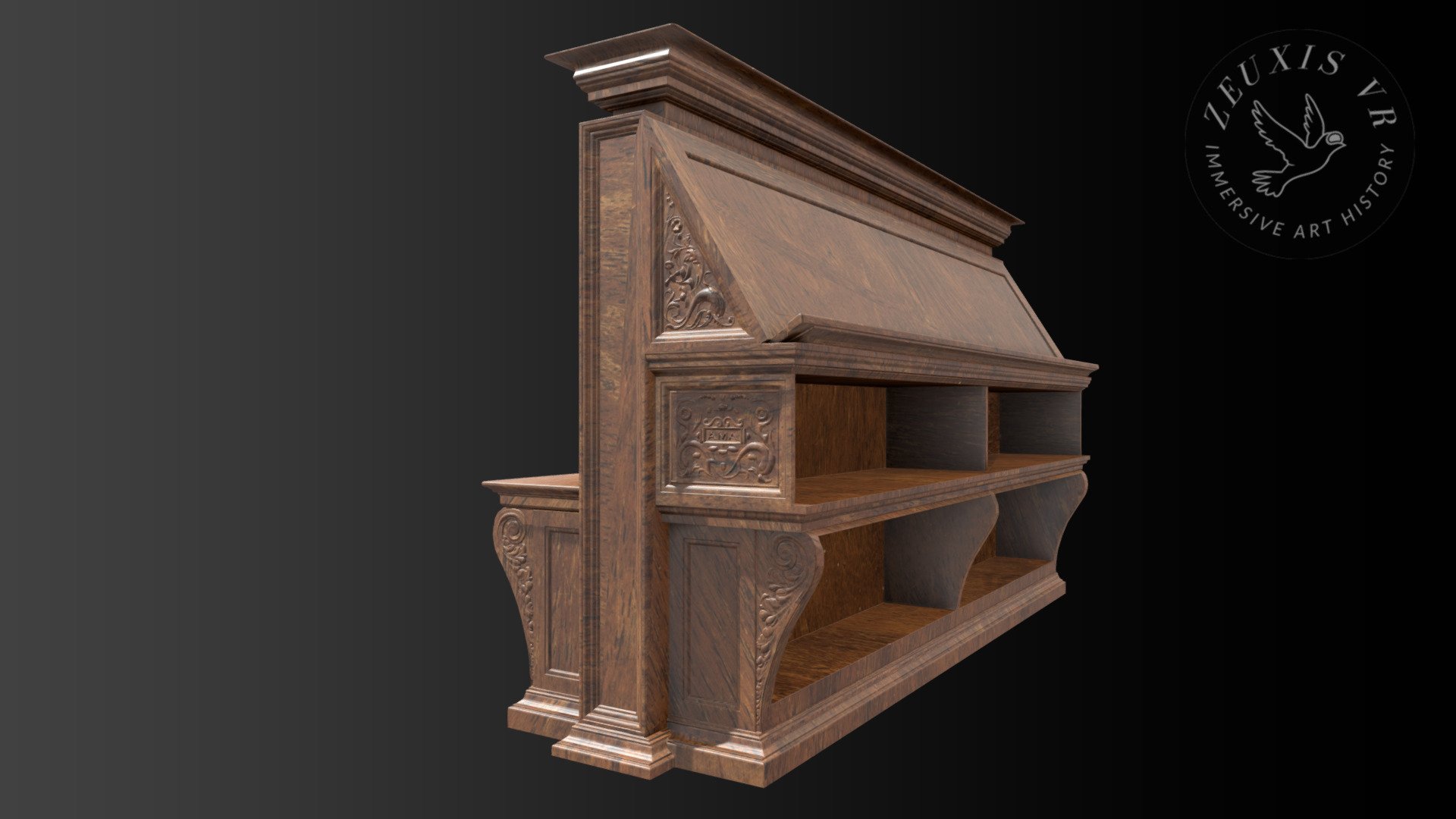 Michelangelo, Desk from Laurentian Library 3d model