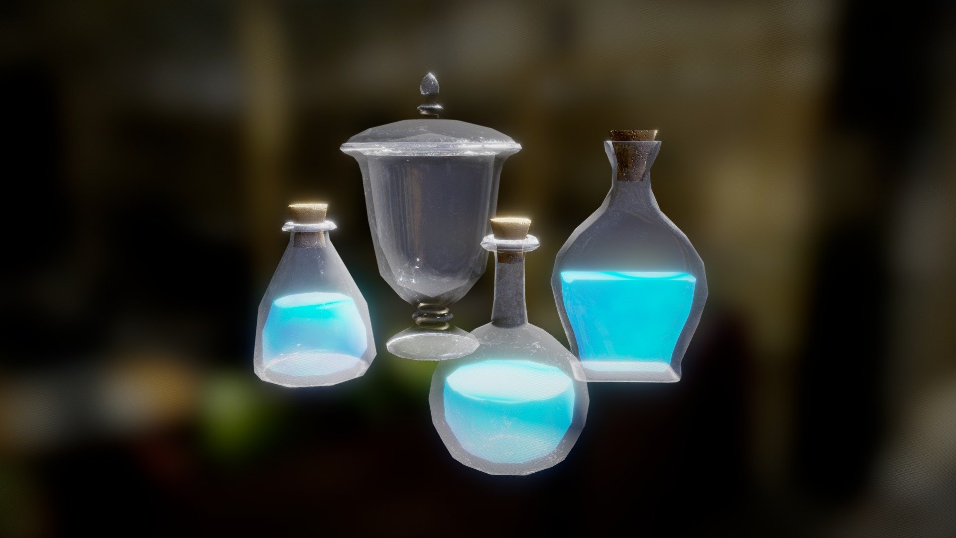 Apothecary Supplies 3d model