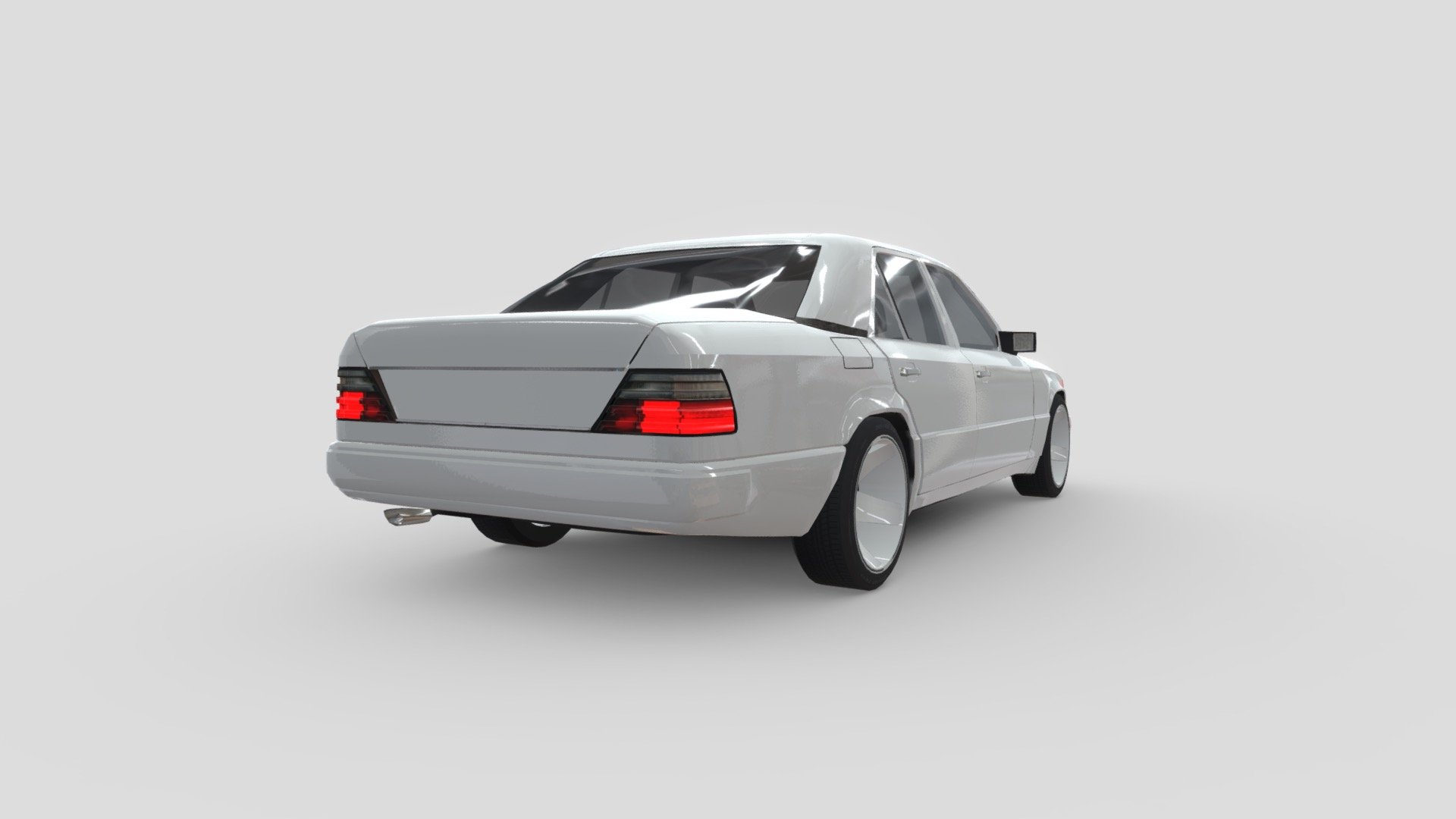 Mercedes Benz w124 3d model