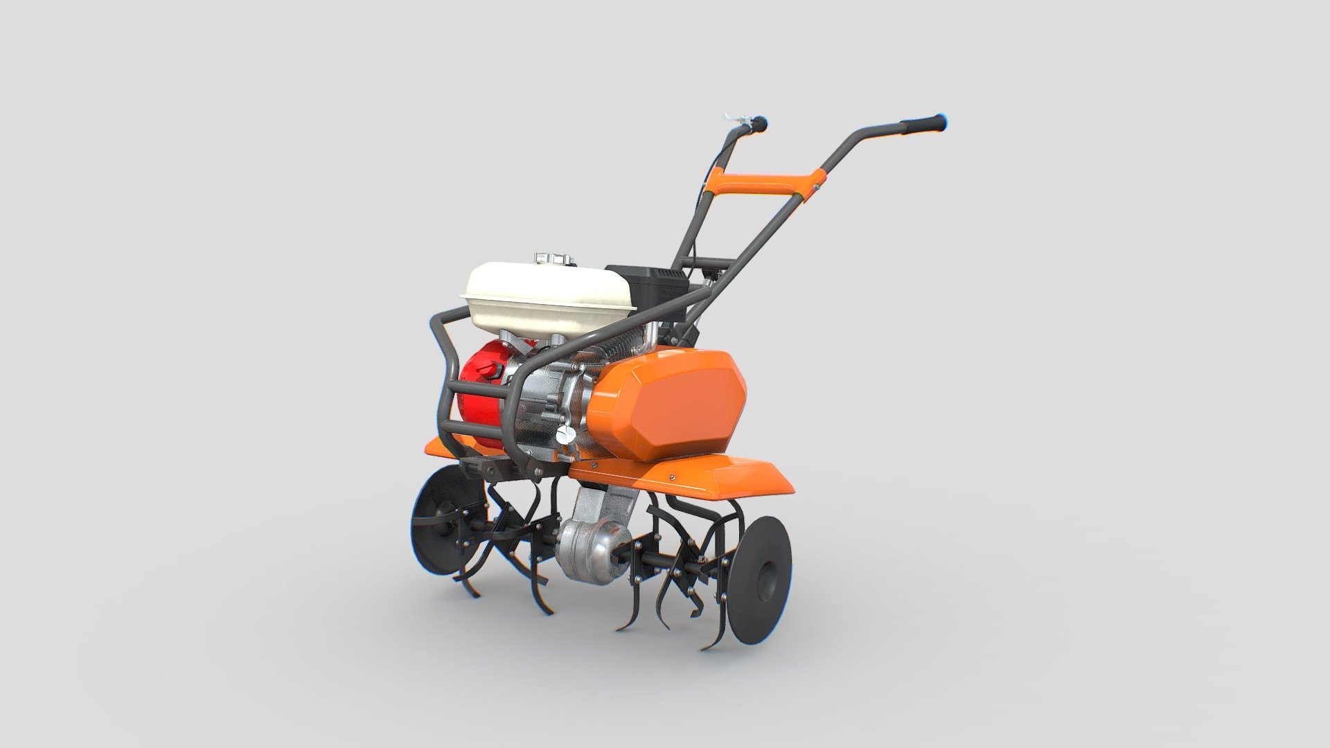 Power Tiller 3d model