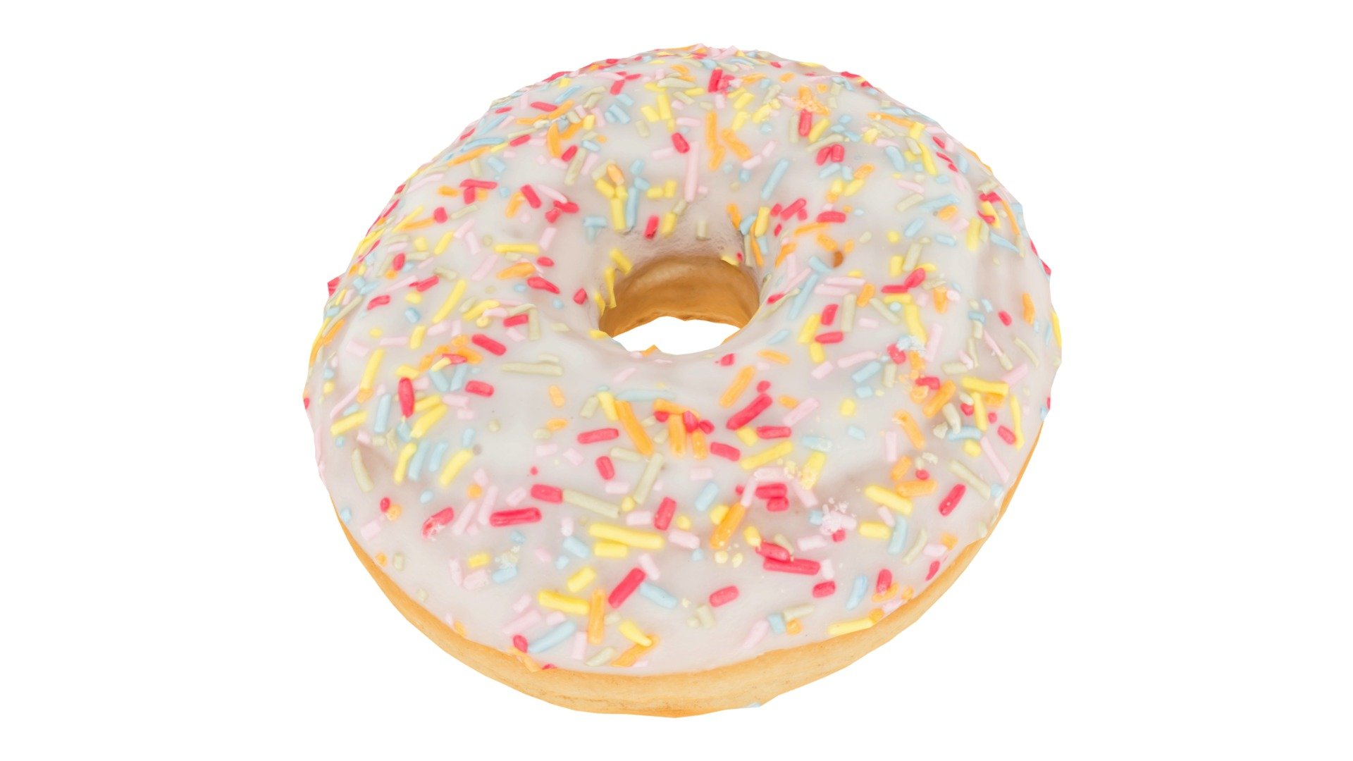 Sprinkled Donut #1 3d model