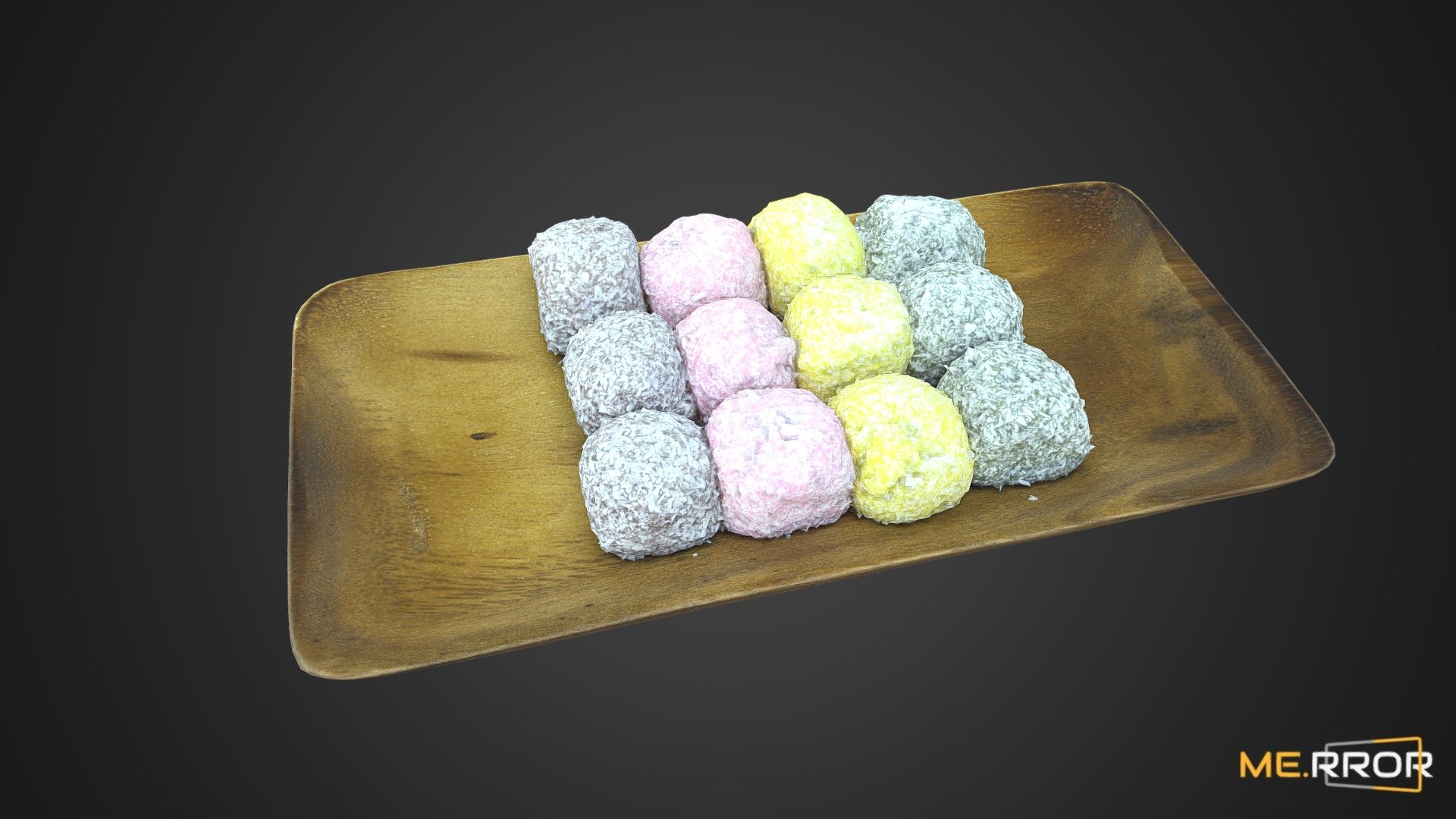 Korean Rice Cake Gyeongdan 4 3d model