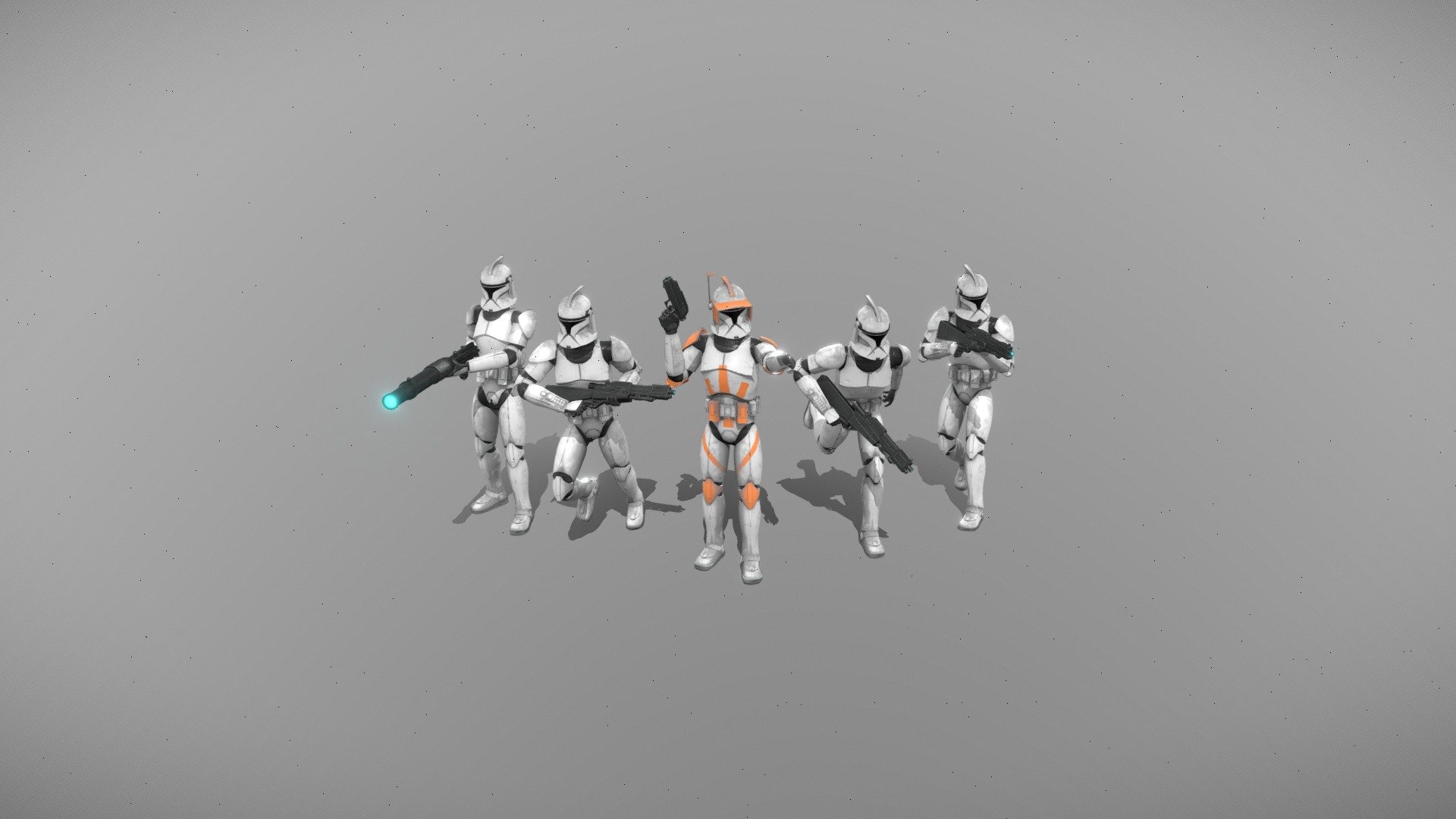 Phase 1 clones 3d model