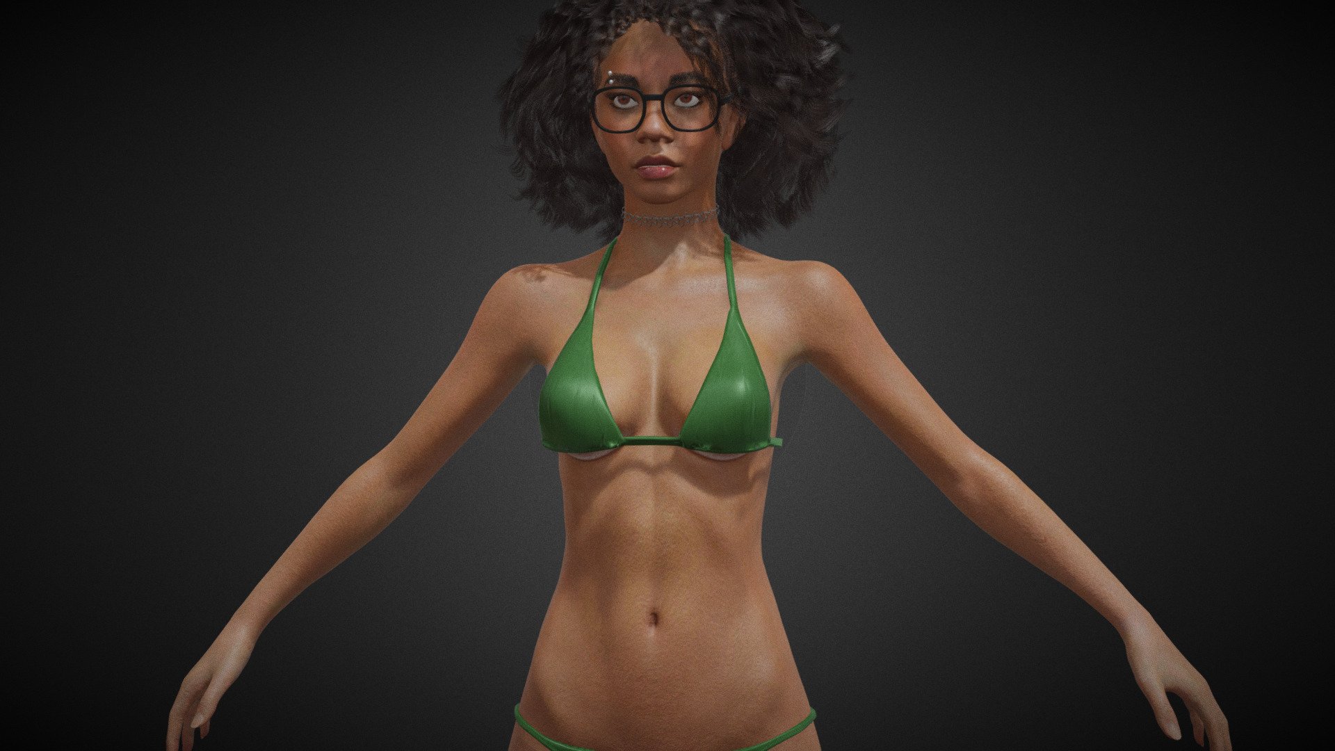 Bikini Girl 30 3d model