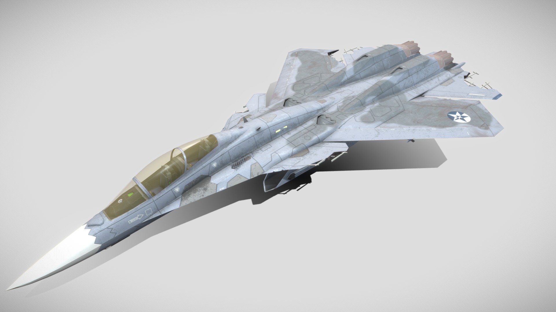 X-02S Damaged, Osean 3d model