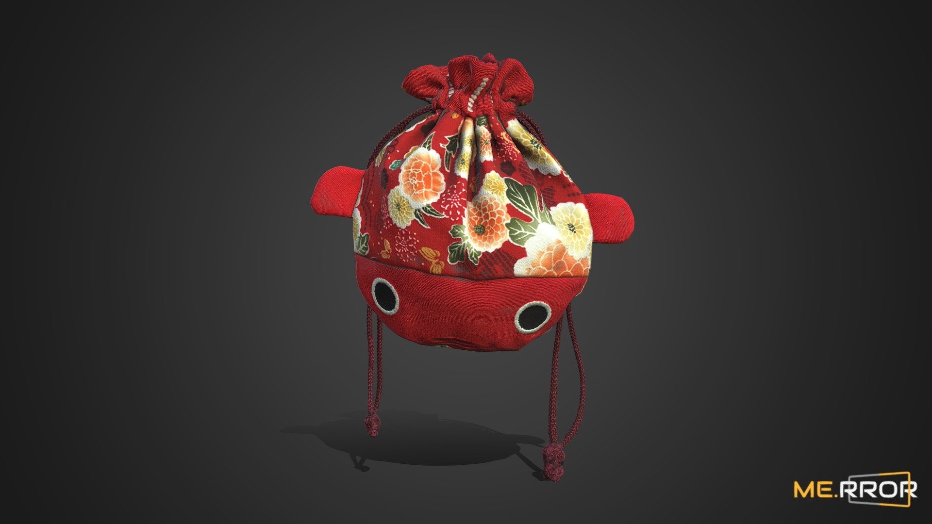 [Game-Ready] Japanese Traditional Pouch 3d model