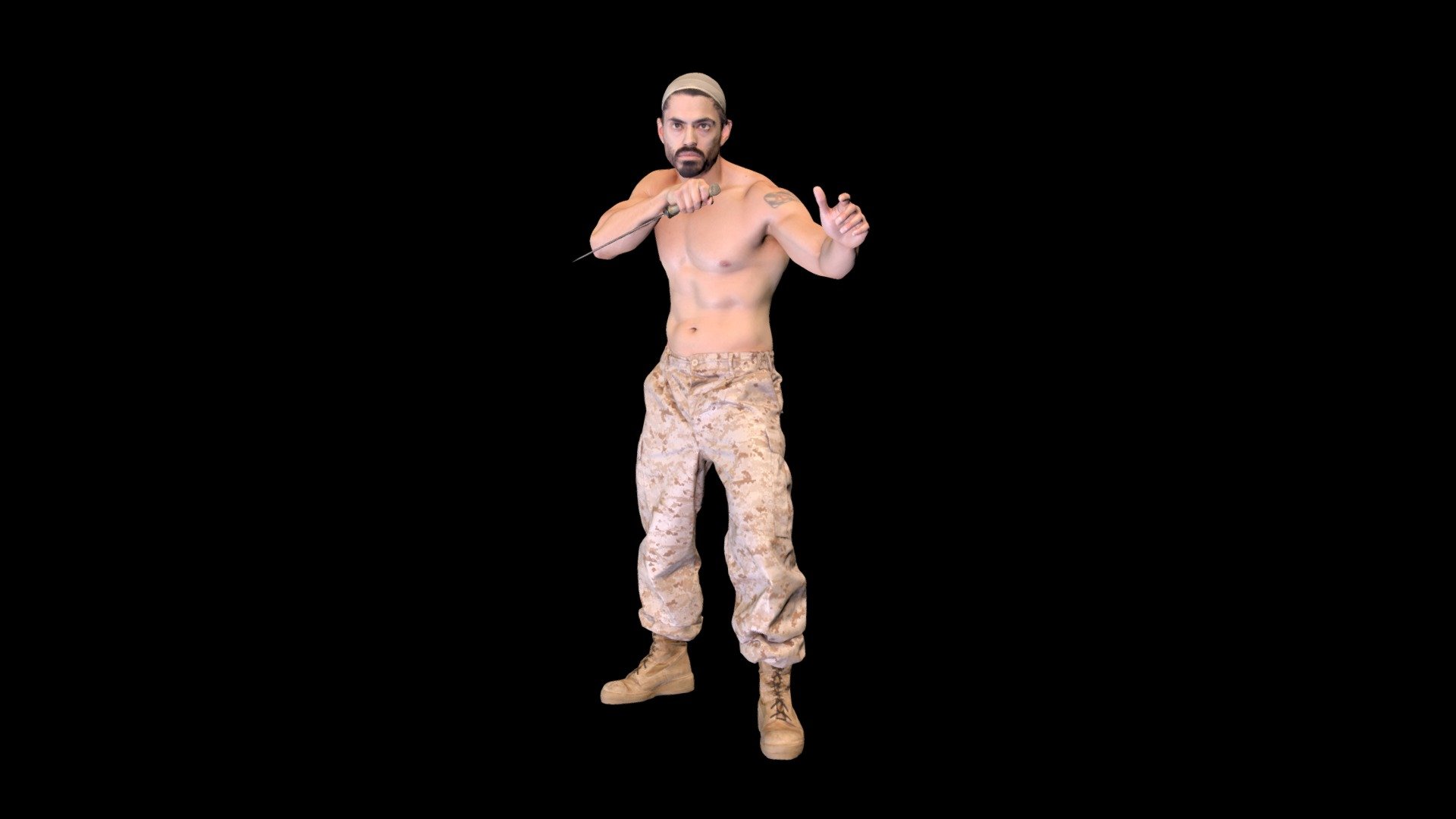 Male Scan 3d model