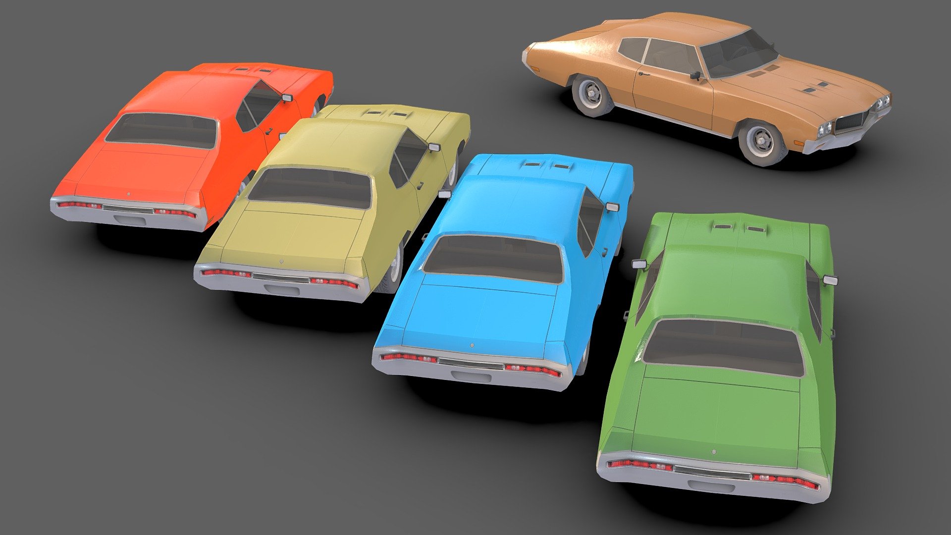 Classic Car 3d model