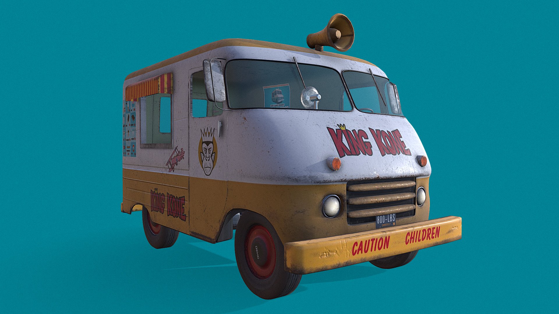 P20 step van 3d model