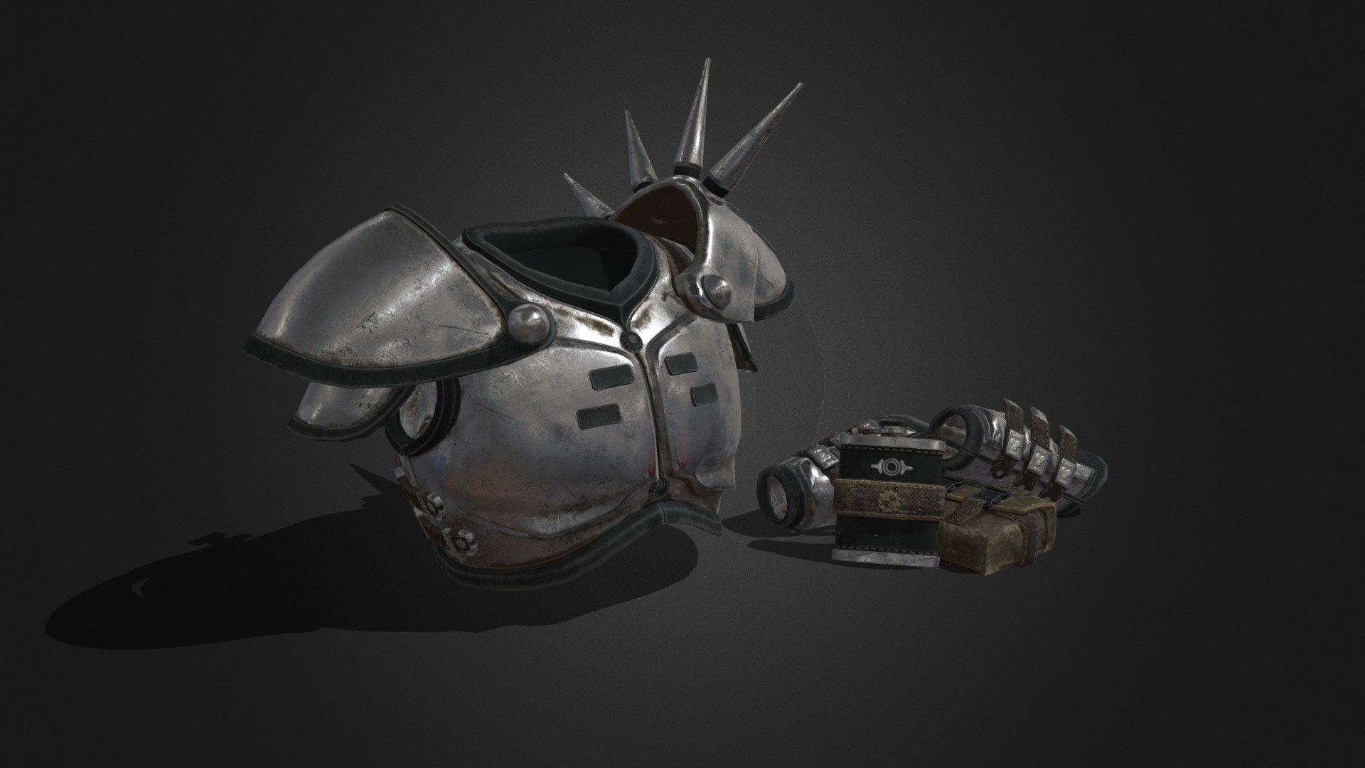 Fallout Metal  Armor Mk II 3d model