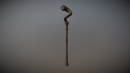 Gnarled Wooden Staff