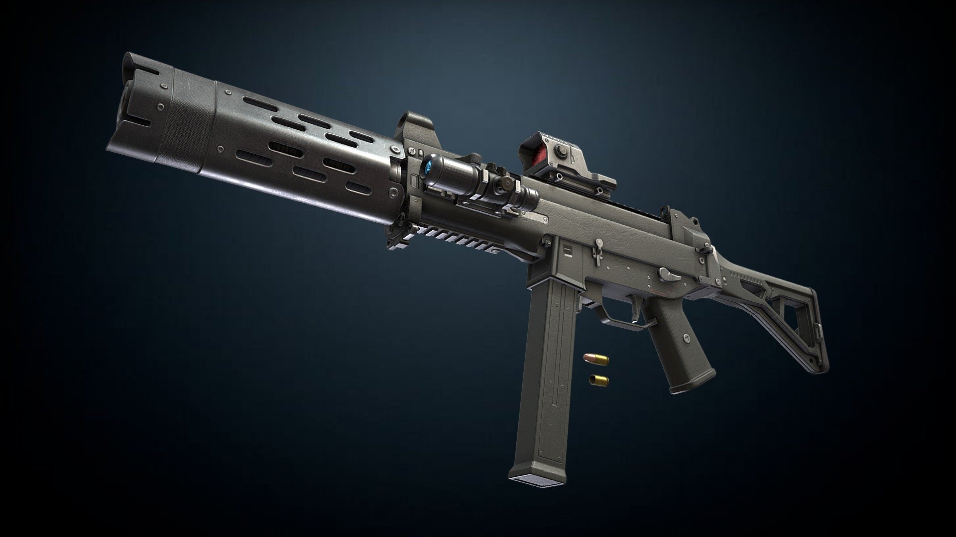 UM 44 SMG 3d model