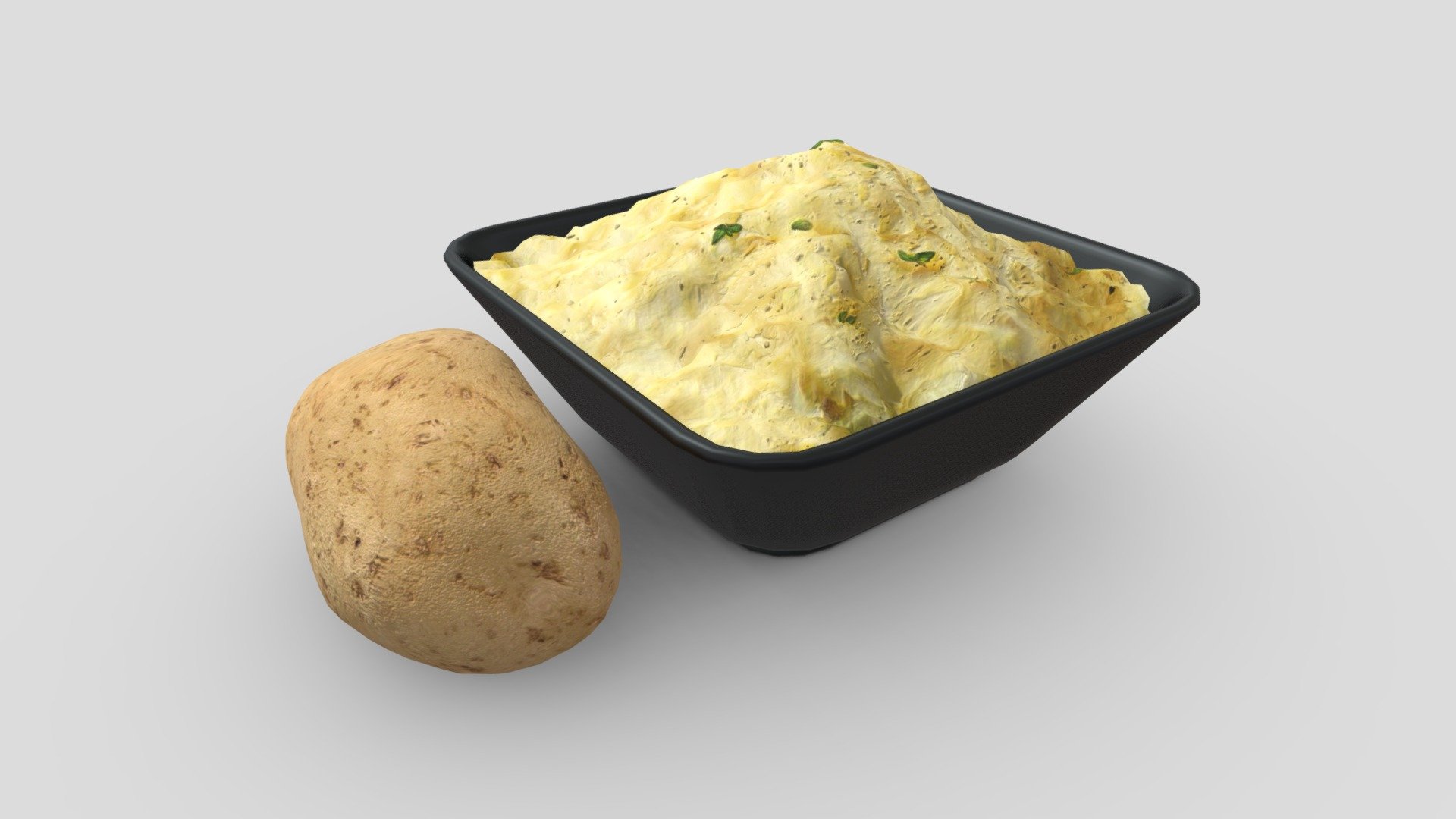 Mashed Potato 3d model