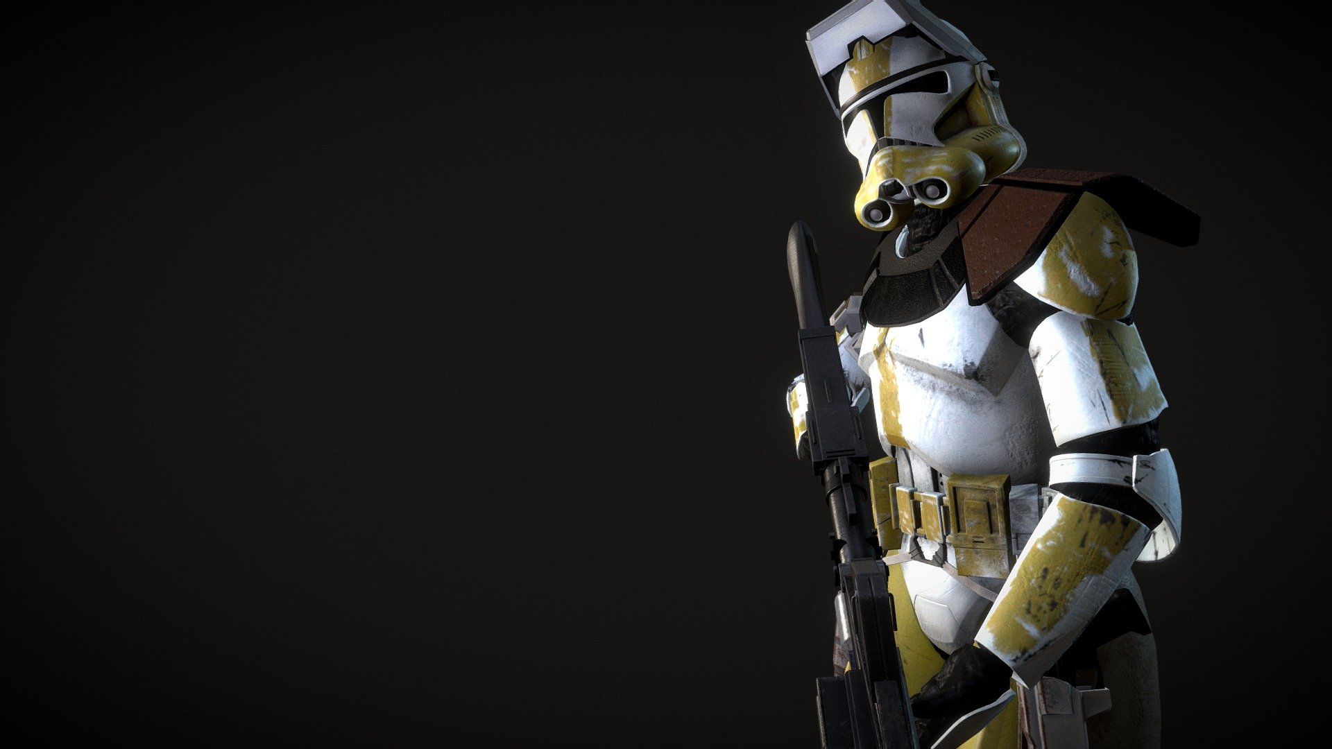 Clone Trooper Phase 2 Commander Bly 3d model