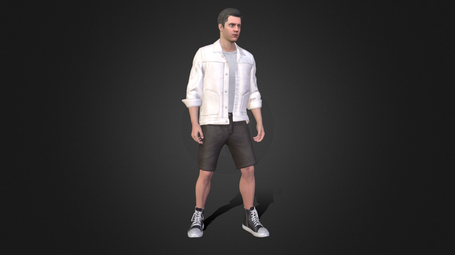 Man in Casual Outfit 10 3d model